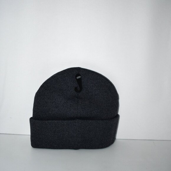 L.L.Bean Solid Logo Beanie in Charcoal Heather  #519618 NWT - Picture 2 of 3